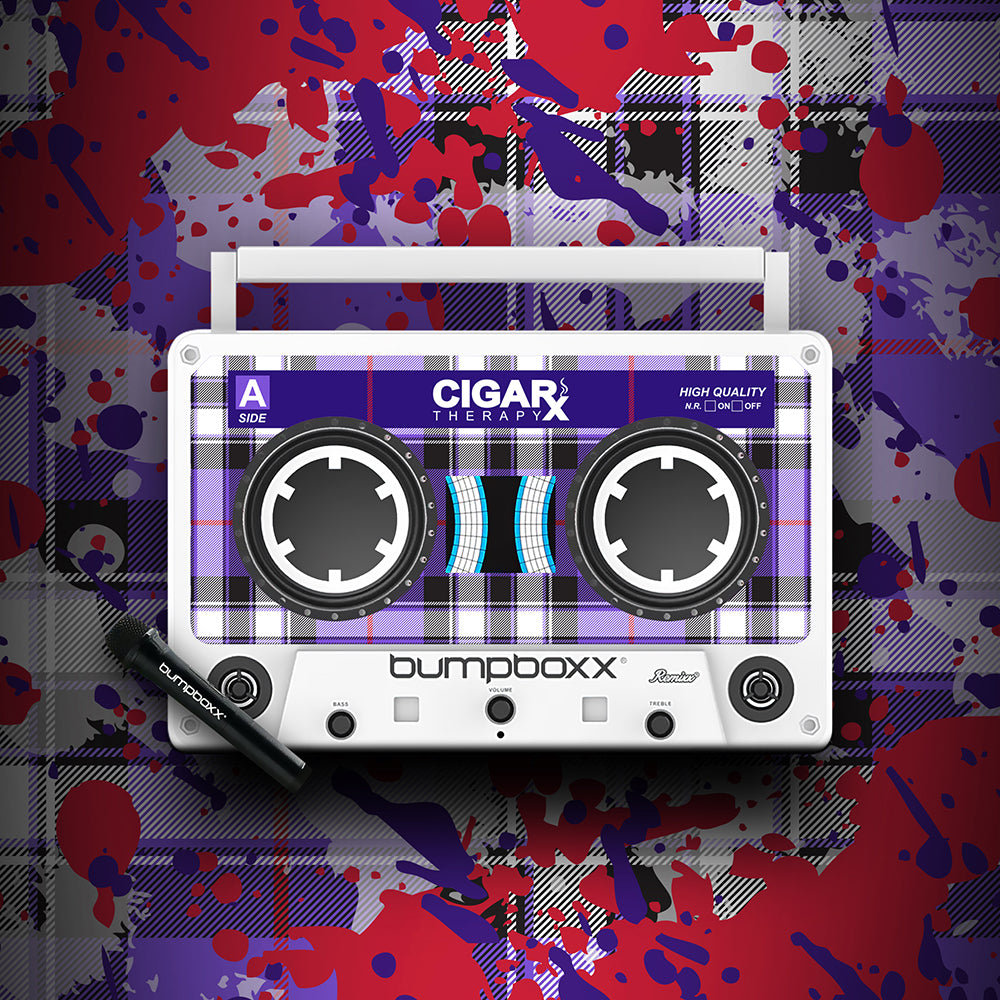 CIGARx REMIXX ID w/ Black & White & Purple Pattern Bumpboxx