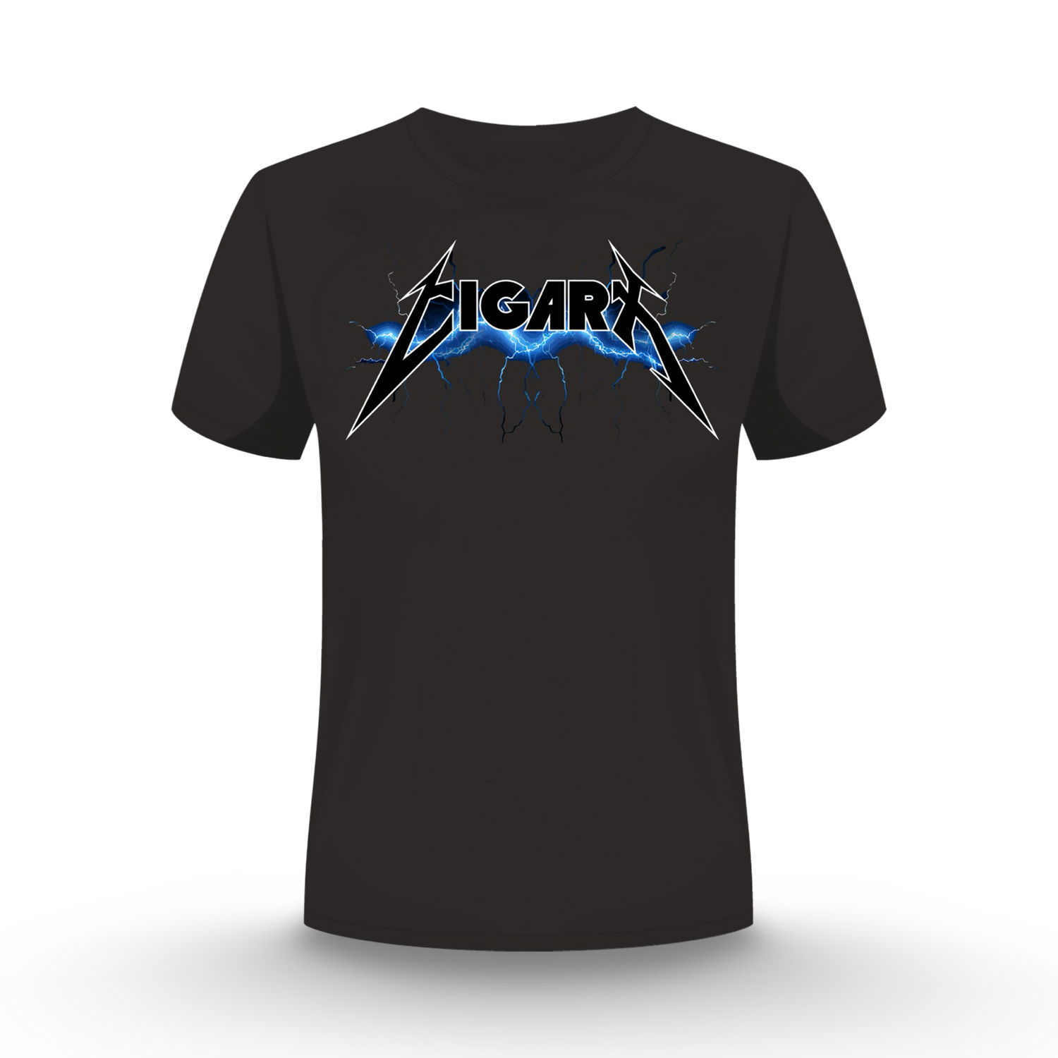 CIGARx Therapy MTLC Blue Lightning Crew Neck T-Shirt