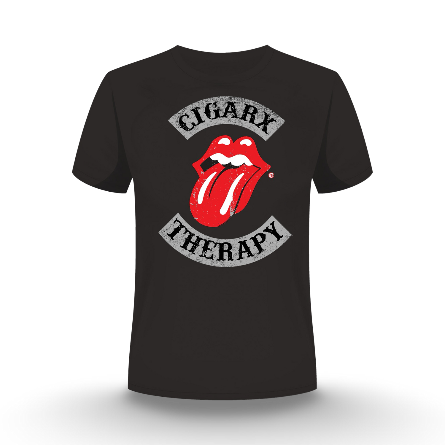 CIGARx Therapy Tongue & Lips Crew Neck T-Shirt