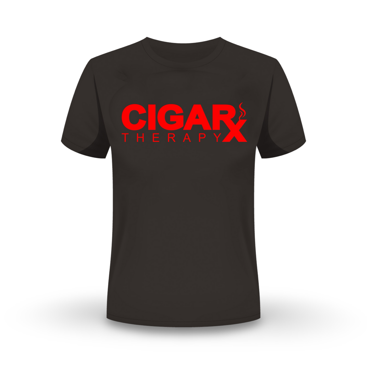 CIGARx Black w/ Red Logo Crew Neck T-Shirt