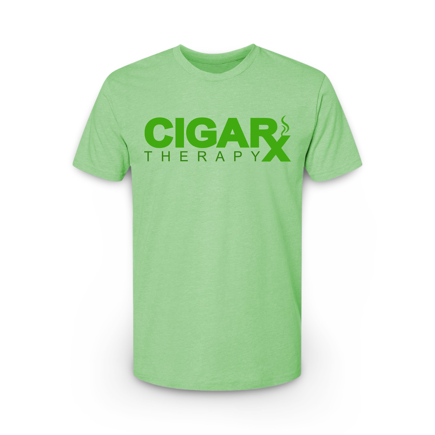 CIGARx Green w/ Green Logo Crew Neck T-Shirt