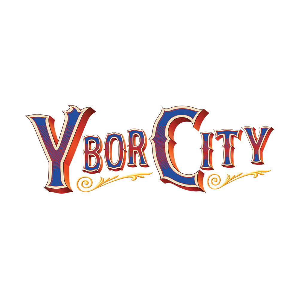 CIGARx Ybor City Festival V-Neck T-Shirt Yoke
