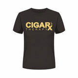 CIGARx Black w/ Gold Logo Crew Neck T-Shirt
