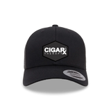 🎁 Black Curved Trucker with Black Classic Patch (10% off)