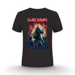 CIGARx Therapy Skulls n Fire Crew Neck T-Shirt