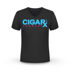 CIGARx MIAMI Black V-Neck T-Shirt