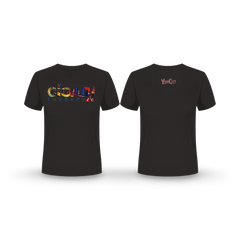 CIGARx Black Ybor City Festival Crew Neck T-Shirt Front and Back