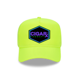 Yellow Curved Trucker with Black Neon Edition Patch